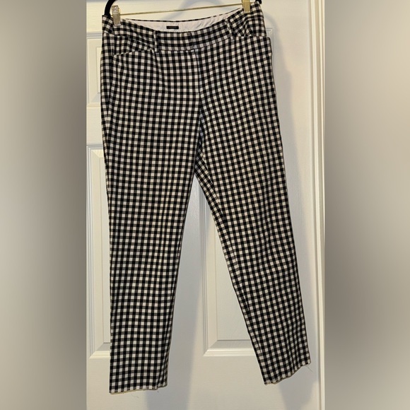Talbots Black and White Checkered Chinos - Picture 1 of 3